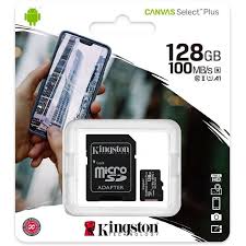 128GB micSDHC Canvas Select Plus 100R A1 C10